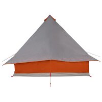 Familie Tipi Tent met dak Grijs en Oranje 358 x 296 x 258 cm 7