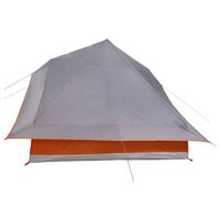 Familie Tipi Tent met dak Grijs en Oranje 364 x 281 x 257 cm 6