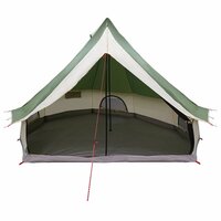 Familie Tipi Tent met dak Groen en beige 400 x 346 x 250 cm 5