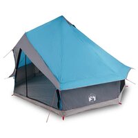 Familie Tipi Tent met dak Blauw en Grijs 400 x 346 x 250 cm 3