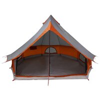 Familie Tipi Tent met dak Grijs en Oranje 400 x 346 x 250 cm 5
