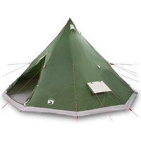 Familie Tipi Tent met dak Groen 560 x 560 x 300 cm 3