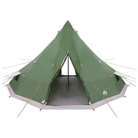 Familie Tipi Tent met dak Groen 560 x 560 x 300 cm 5