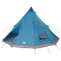 Familie Tipi Tent met dak Blauw en Grijs 560 x 560 x 300 cm 2