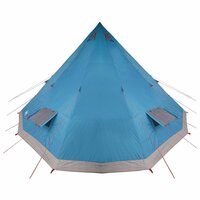 Familie Tipi Tent met dak Blauw en Grijs 560 x 560 x 300 cm 6