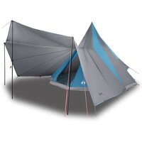 Familie Tipi Tent met dak Blauw en Grijs 510 x 690 x 330 cm 3