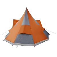 Familie Tipi Tent met dak Grijs en Oranje 510 x 690 x 330 cm 7