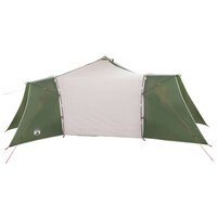 Tipi Tent met dak Groen en beige 492 x 492 x 275 cm Stof 6