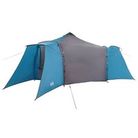 Tipi Tent met dak Blauw en Grijs 492 x 492 x 275 cm Stof 2