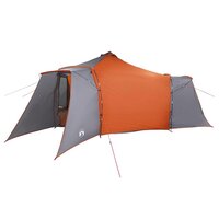 Tipi Tent met dak Grijs en Oranje 492 x 492 x 275 cm Stof 2