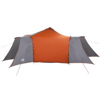 Tipi Tent met dak Grijs en Oranje 492 x 492 x 275 cm Stof 6