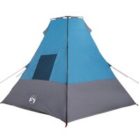 Tent met dak Anders Blauw en Zwart 383 x 338 x 217 cm Polyester 6
