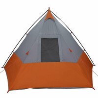 Tent Grijs en Oranje en Zwart 383 x 338 x 217 cm Polyester 7