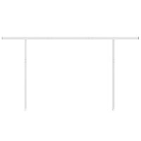 Luifelpaalset 450x245 cm ijzer wit  3