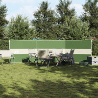 Windscherm camping waterdicht 490x123 cm groen 3