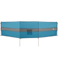 Windscherm camping waterdicht 490x123 cm blauw 2