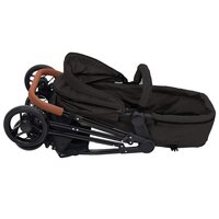 Kinderwagen 3-in-1 staal antracietkleurig en zwart 9