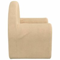 Kinderbank zacht pluche cr&egrave;mekleurig 4