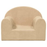 Kinderbank zacht pluche cr&egrave;mekleurig 3