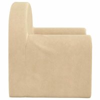 Kinderbank zacht pluche cr&egrave;mekleurig 4