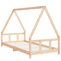 Kinderbedframe 90x200 cm massief grenenhout 6