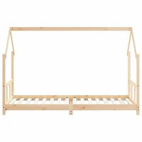 Kinderbedframe 90x200 cm massief grenenhout 4
