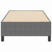 Boxspring bed Lichtgrijs 80 x 200 cm Katoenen stof 6