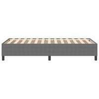 Boxspring bed Lichtgrijs 80 x 200 cm Katoenen stof 7
