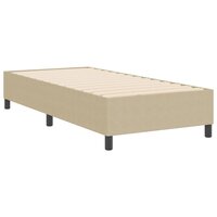 Boxspring bed Grijs groen 80 x 200 cm Katoenen stof 8