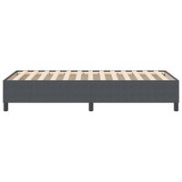 Boxspring bed Donkergrijs 90 x 190 cm Katoenen stof 7