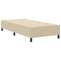 Boxspring bed Grijs groen 90 x 190 cm Katoenen stof 2