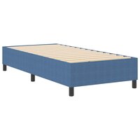 Boxspring bed Blauw 90 x 200 cm Katoenen stof 2