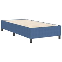 Boxspring bed Blauw 90 x 200 cm Katoenen stof 8