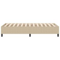 Boxspring bed Grijs groen 90 x 200 cm Katoenen stof 7