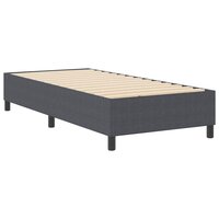 Boxspring bed Donkergrijs 100 x 200 cm Katoenen stof 2