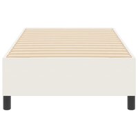 Boxspring bed Cr&egrave;me 100 x 200 cm Katoenen stof 6