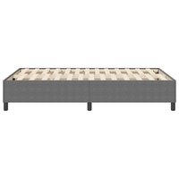 Boxspring bed Lichtgrijs 120 x 190 cm Katoenen stof 7