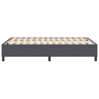 Boxspring bed Donkergrijs 120 x 190 cm Katoenen stof 7