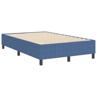 Boxspring bed Blauw 120 x 190 cm Katoenen stof 8