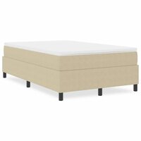 Boxspring bed Grijs groen 120 x 190 cm Katoenen stof 4