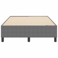 Boxspring bed Lichtgrijs 120 x 200 cm Katoenen stof 6