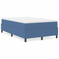 Boxspring bed Blauw 120 x 200 cm Katoenen stof 4
