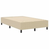 Boxspring bed Grijs groen 120 x 200 cm Katoenen stof 2