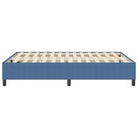 Boxspring bed Blauw 140 x 200 cm Katoenen stof 7