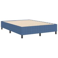Boxspring bed Blauw 140 x 200 cm Katoenen stof 8