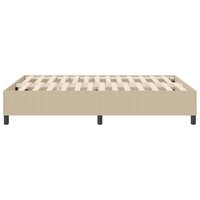 Boxspring bed Grijs groen 140 x 200 cm Katoenen stof 7