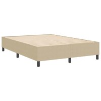 Boxspring bed Grijs groen 140 x 200 cm Katoenen stof 8