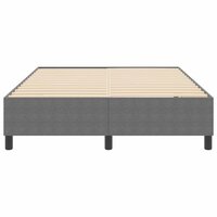 Boxspring bed Lichtgrijs 160 x 200 cm Katoenen stof 6