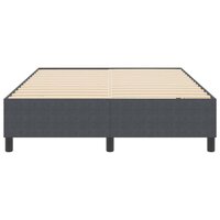 Boxspring bed Donkergrijs 160 x 200 cm Katoenen stof 6