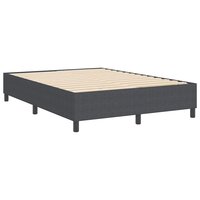 Boxspring bed Donkergrijs 160 x 200 cm Katoenen stof 8